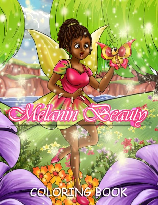 Melanin Beauty Coloring Book by King Ki'el