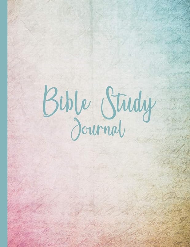 Bible Study Journal: Daily Bible Study Workbook with a Faded Pastel Handwriting Cover by May E. Killebrew