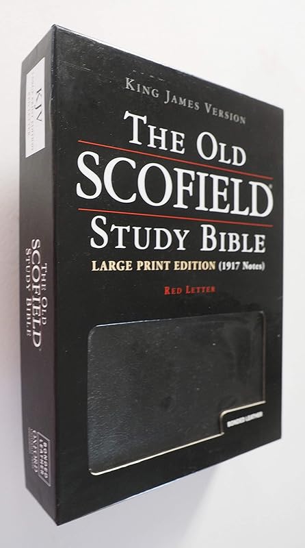 The Old Scofield® Study Bible, KJV, Large Print Edition (Black Bonded Leather) by Oxford University Press