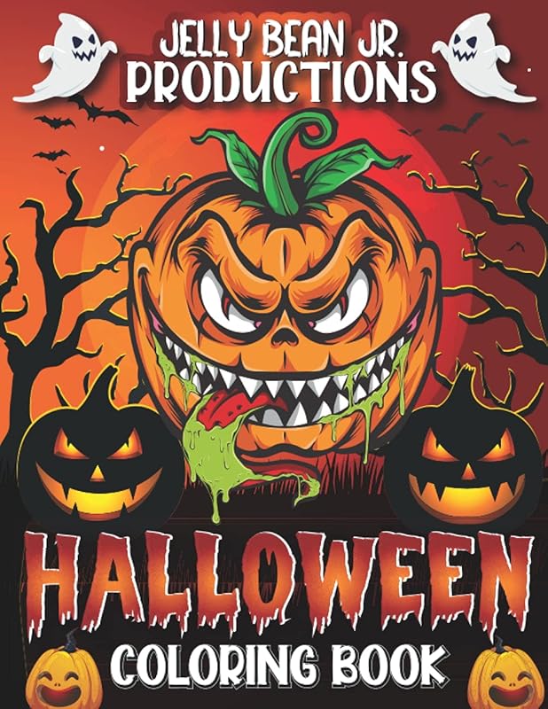 Jelly Bean Jr. Productions Halloween Coloring Book by Sheila Carroll