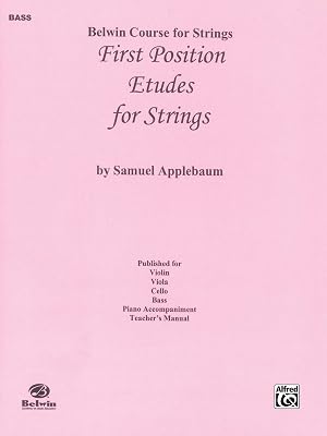 First Position Etudes for Strings: Bass (Belwin Course for Strings)