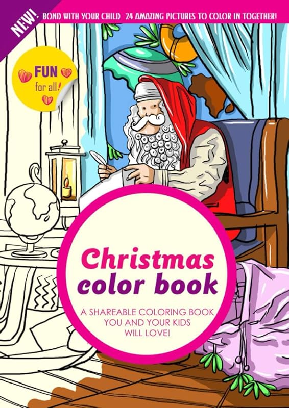 Christmas Color Book: for kids by Vikrant Hatwar