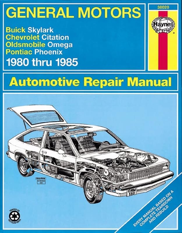 GM: Skylark, Citation, Omega, Phoenix '80'85 (Haynes Repair Manuals) by Haynes