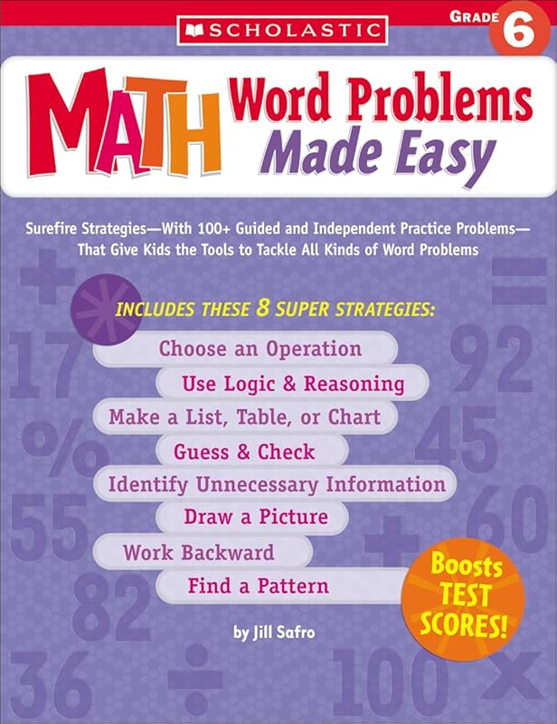 Math Word Problems Made Easy: Grade 6 by Jill Safro