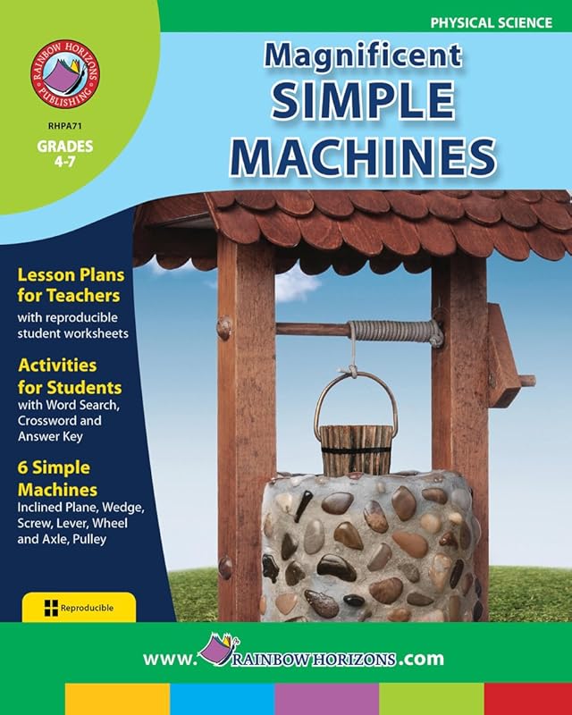 Magnificent Machines: Levers Pulleys Wheels And Other Stuff by Elvira Hubert