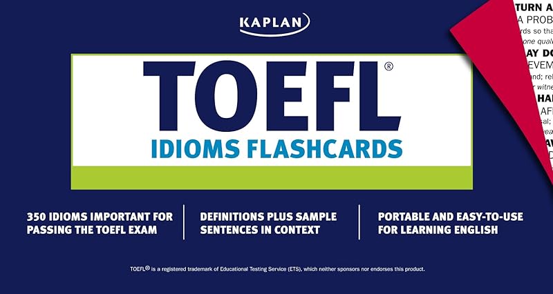 TOEFL Idioms Flashcards by Kaplan