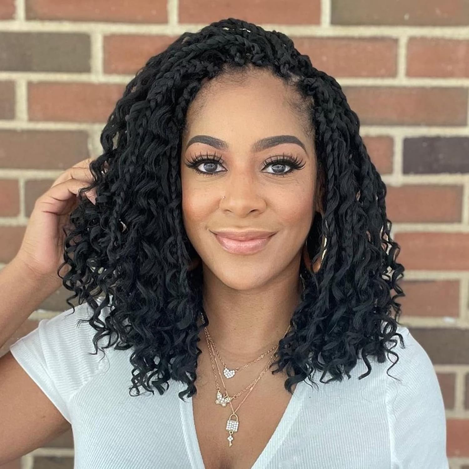 30 Inch Crochet Box Braids 8 Packs Black Goddess Box Braids Crochet Hair Bohomian Box Braids Crochet Hair Synthetic Braiding Hair Extensions_voghion.com