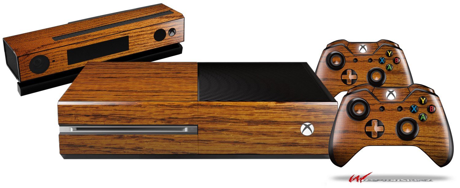

Wood Grain - Oak 01 - Holiday Bundle Decal Style Skin Set fits XBOX One Console, Kinect and 2 Controllers (XBOX SYSTEM SOLD SEPARATELY)