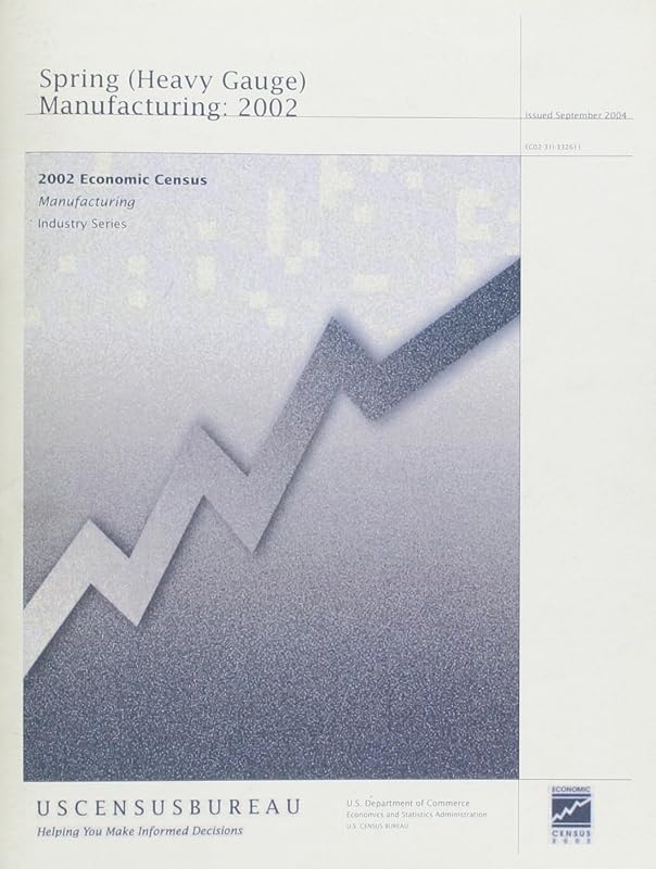 Census Of Manufactures, Final Reports, Industry Series: Spring Heavy Gauge Manufacturing 2002 by unknown author