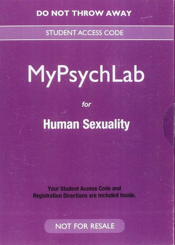 MyLab Psychology for Human Sexuality -- Valuepack Access Card (My Psych Lab) by Pearson Education