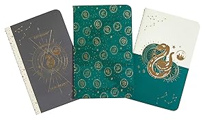 Harry Potter: Slytherin Constellation Sewn Pocket Notebook Collection (Set of 3) (Harry Potter: Constellation)