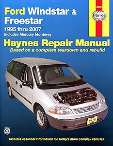 Ford Windstar (95-03) & Freestar & Mercury Monterey (04-07) Haynes (Paperback) by Haynes
