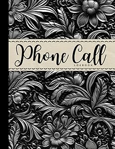 Call Log Book: Simple And Easy To Use Phone Call & Voice Mail Message Book with Address Line And Over 500 Record Sheets