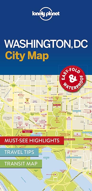 Lonely Planet Washington DC City Map 1 by Lonely Planet