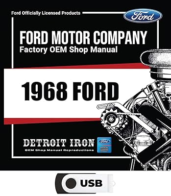 1968 Ford Shop Manual, Sales Literature & Parts Books on USB