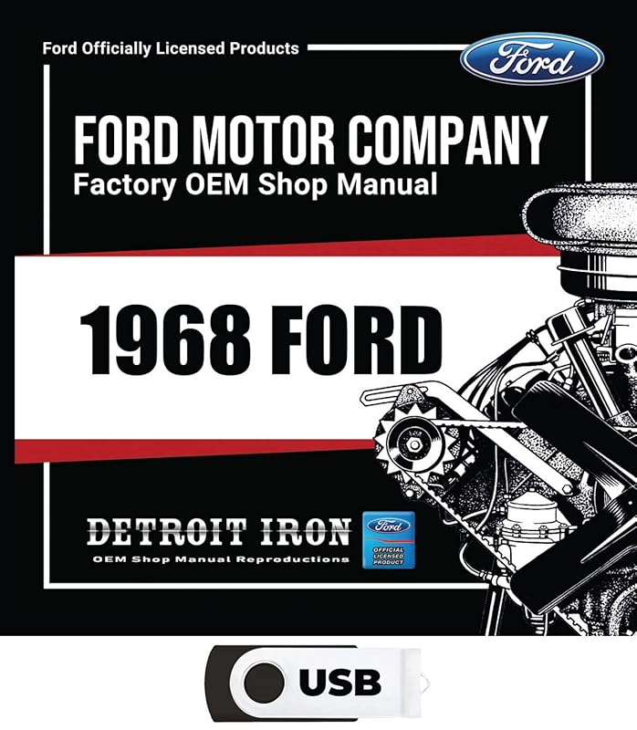 1968 Ford Shop Manual, Sales Literature & Parts Books on USB by Ford Motor Company