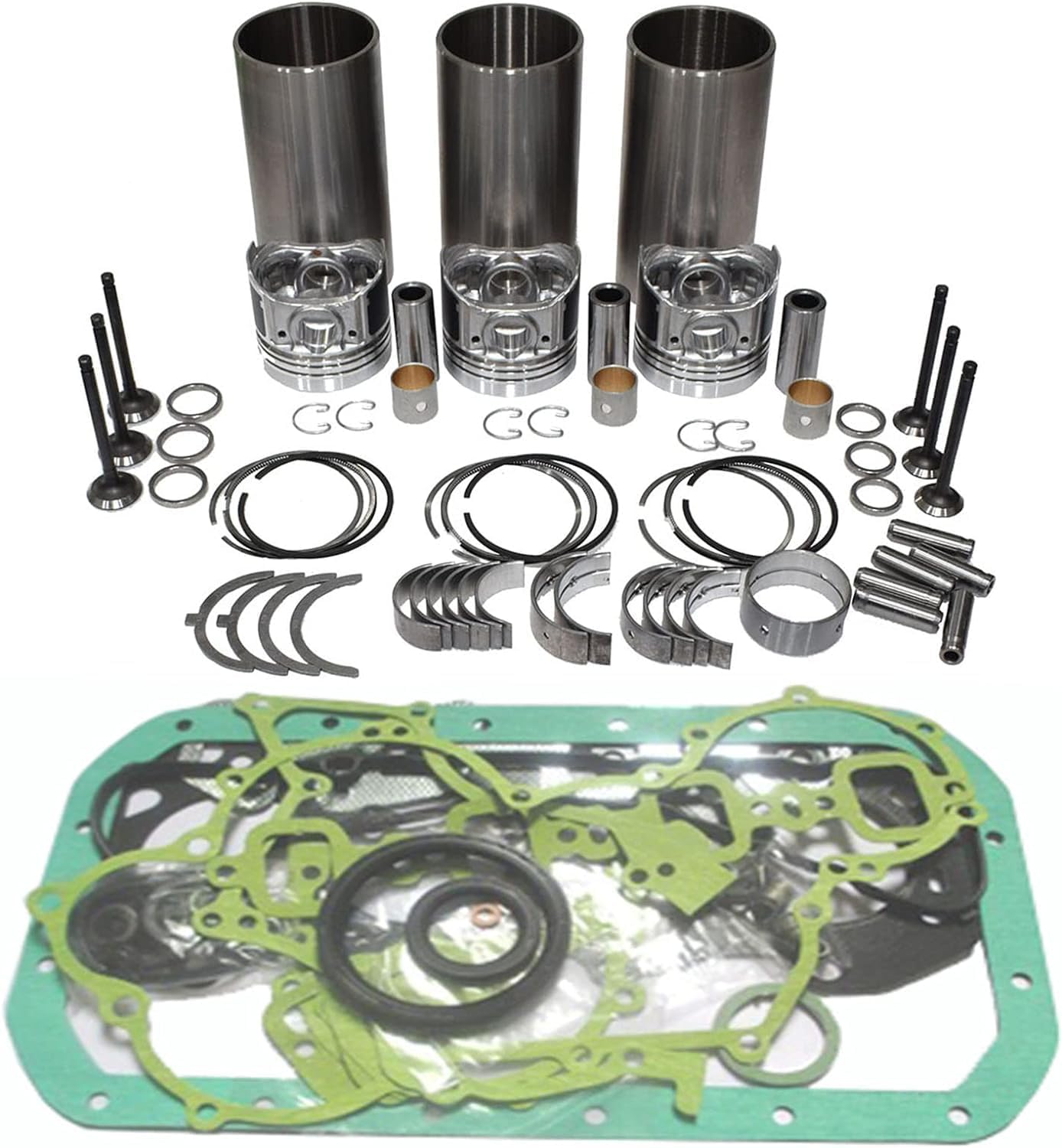 Overhaul Rebuild Kit for Komatsu Engine 3D84-2 3D84N-2FA Excavator