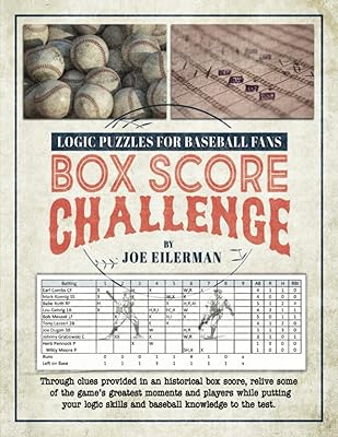 Box Score Challenge: Logic Puzzles for Baseball Fans