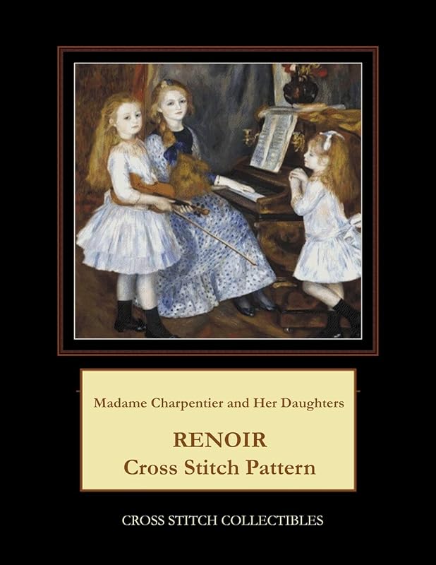 Madame Charpentier and Her Daughters: Renoir Cross Stitch Pattern by Cross Stitch Collectibles