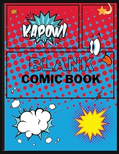 Blank Comic Book: Blank Comic Book Variety of Templates, Sketch and Draw Your Own Comics by marium print