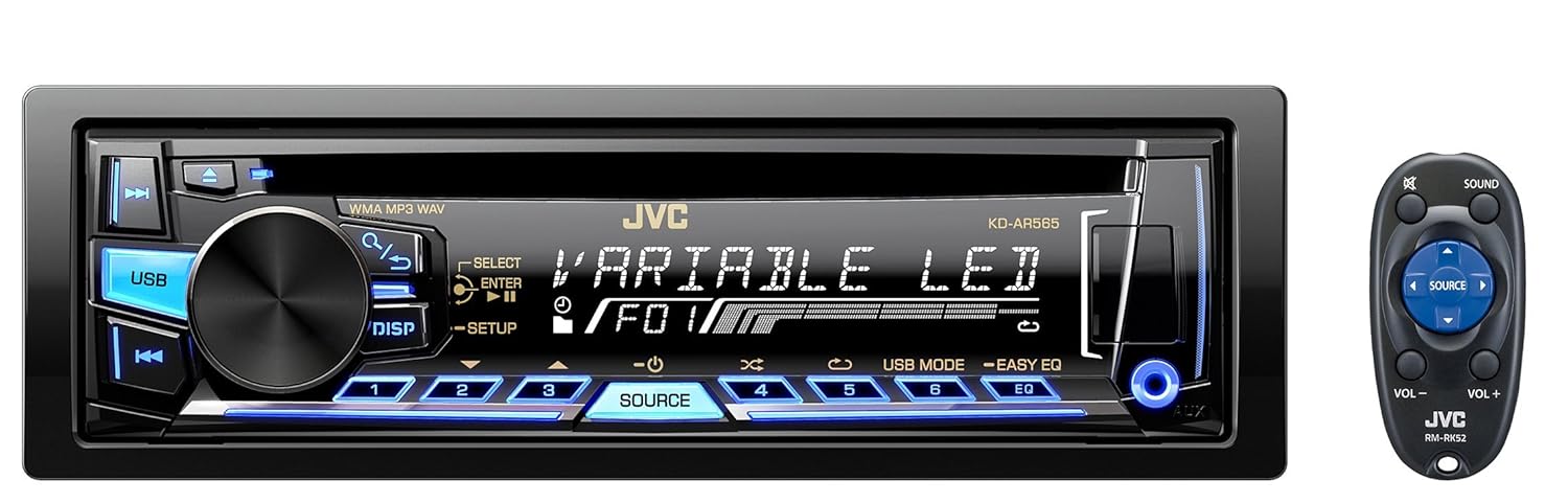 

JVC KD-AR565 CD Receiver with Front USB/AUX