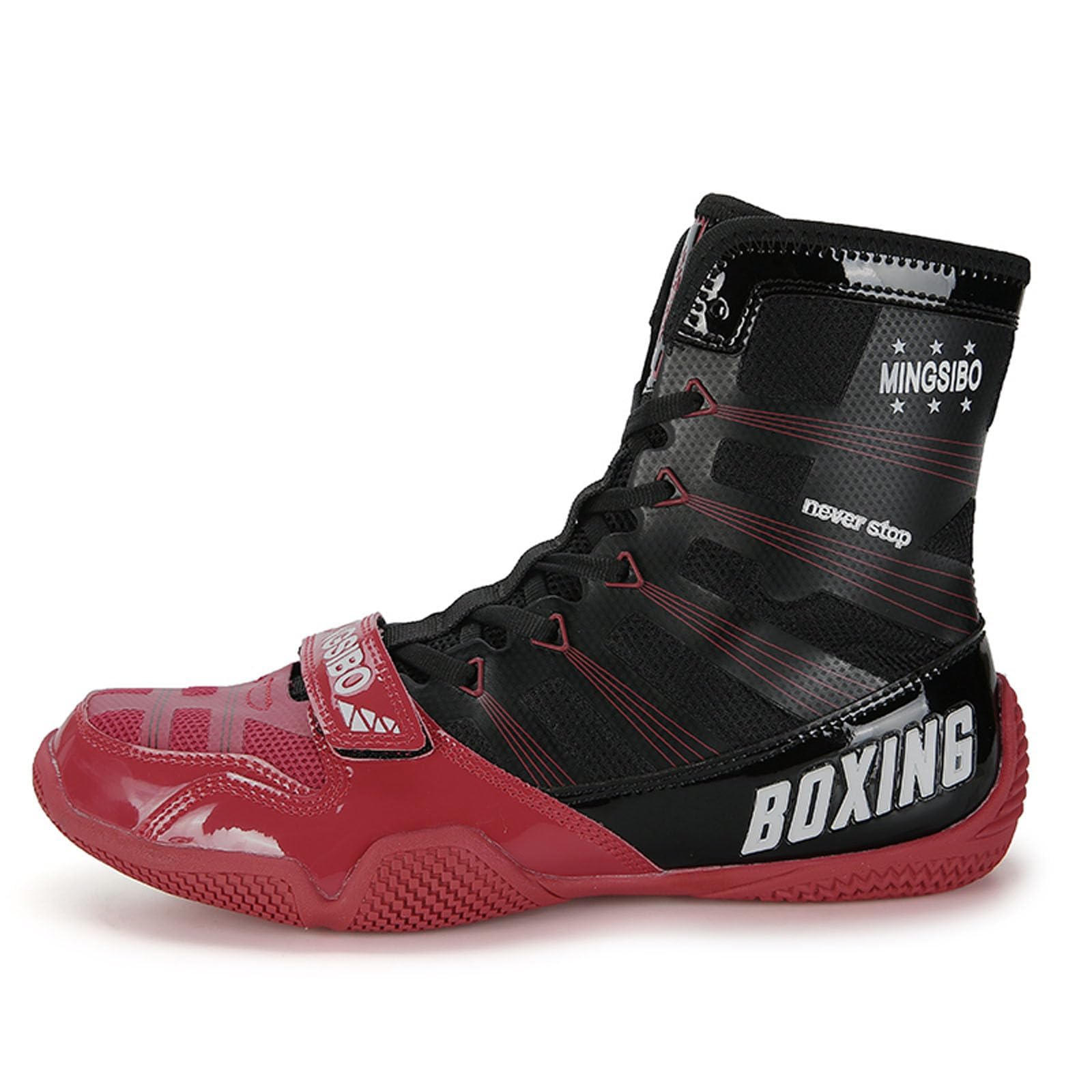 Wrestling Boxing Boots For Men Youth Women Lightweight Breathable Non-Slip Fighting Sports Gym Training Footwear_vogvips.com