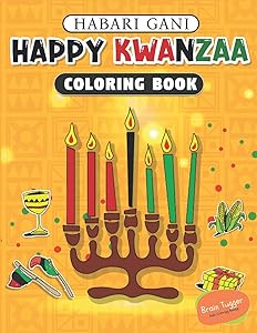 HAPPY KWANZAA Habri Gani Coloring Book: Kwanzaa Coloring Book by Brain Tugger