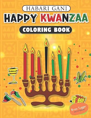HAPPY KWANZAA Habri Gani Coloring Book: Kwanzaa Coloring Book