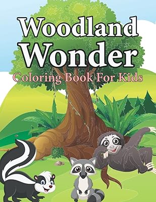 Woodland Wonder Coloring Book For Kids
