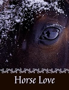 Horse Love 2 (M) Beautiful Snowy Horse Journal Notebook, Graphics Interior, Pretty Back Cover: A Lovely Present Gift For Horse Lovers Women Girls Kids Teens! This Cover Is Available In Sizes S-M-L by Jane Rae Always Press