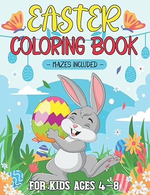 EASTER COLORING BOOK: For Kids 4-8