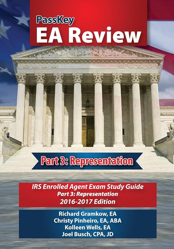PassKey EA Review; Part 3: Representation,: IRS Enrolled Agent Exam Study Guide: 2016-2017: Edition by Richard Gramkow