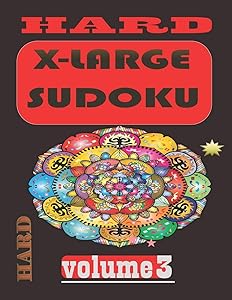 Hard X Large Sudoku-Volume 3 (sudoku puzzles book for adults with solutions) by Simple Creative Press