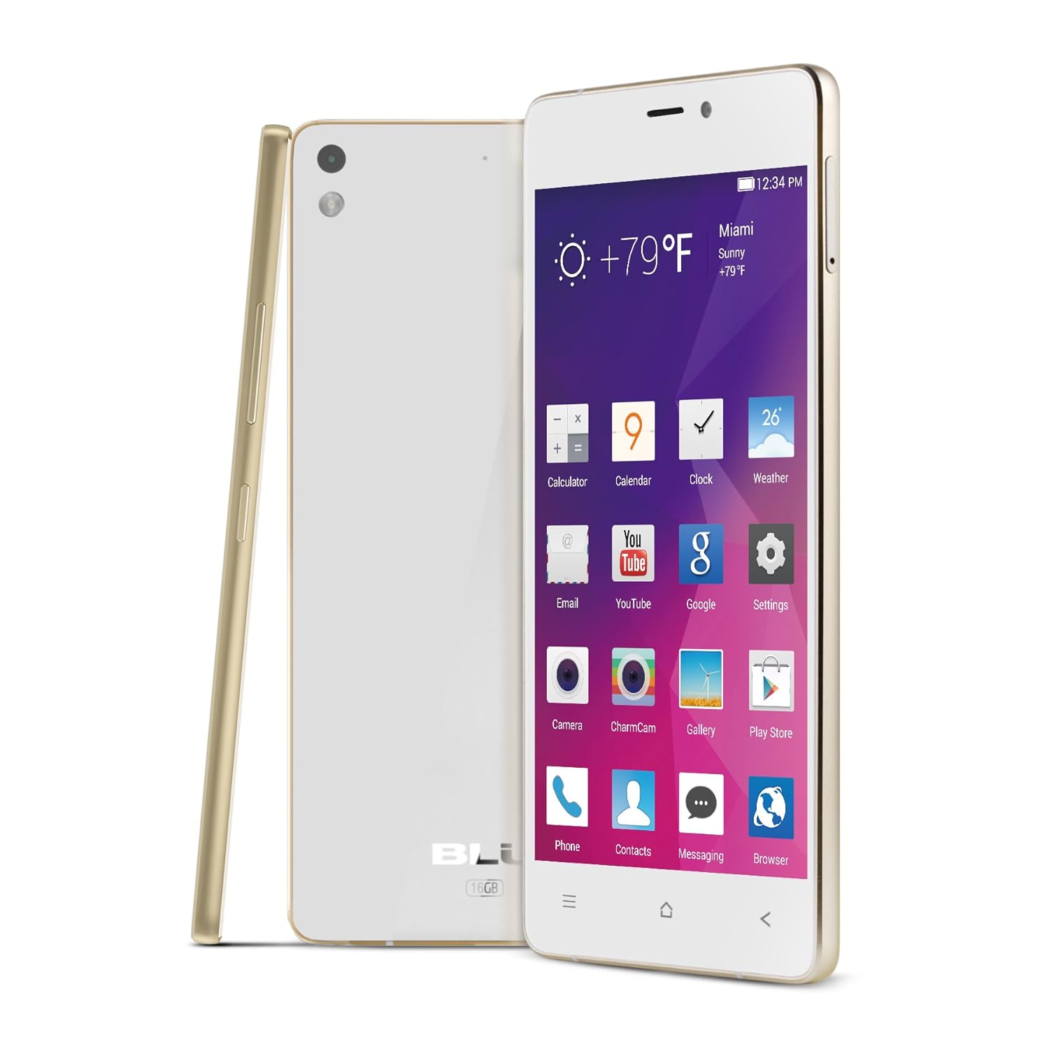 The Vivo Air Smartphone - Unlocked - White Gold by BLU