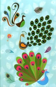Sticky Notes and Writing Set: Peacocks: Fabulous Wallet-Style Folder Containing 13 Sticky Notepads, A Tear-Off Writing Pad, And Storage Envelope.