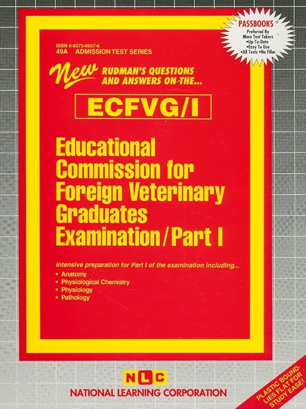 Educational Commission for Foreign Veterinary Graduates Examination (Ecfvg: Anatomy, Physiology, Pathology by Passbooks