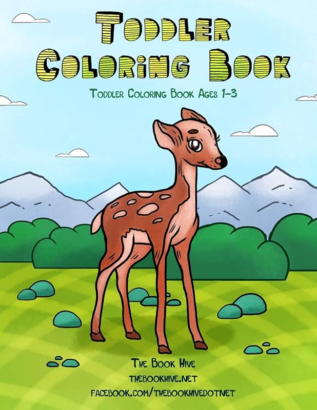 Toddler Coloring Book: Toddler Coloring Books Ages 1-3 (Toddler Handwriting Practice Workbooks Games Educational Toys for Boys Girls Age 1 2 3 4 5 year olds) by Melissa Smith