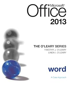 The O'Leary Series: Microsoft Office Word 2013, Introductory by Linda O'Leary