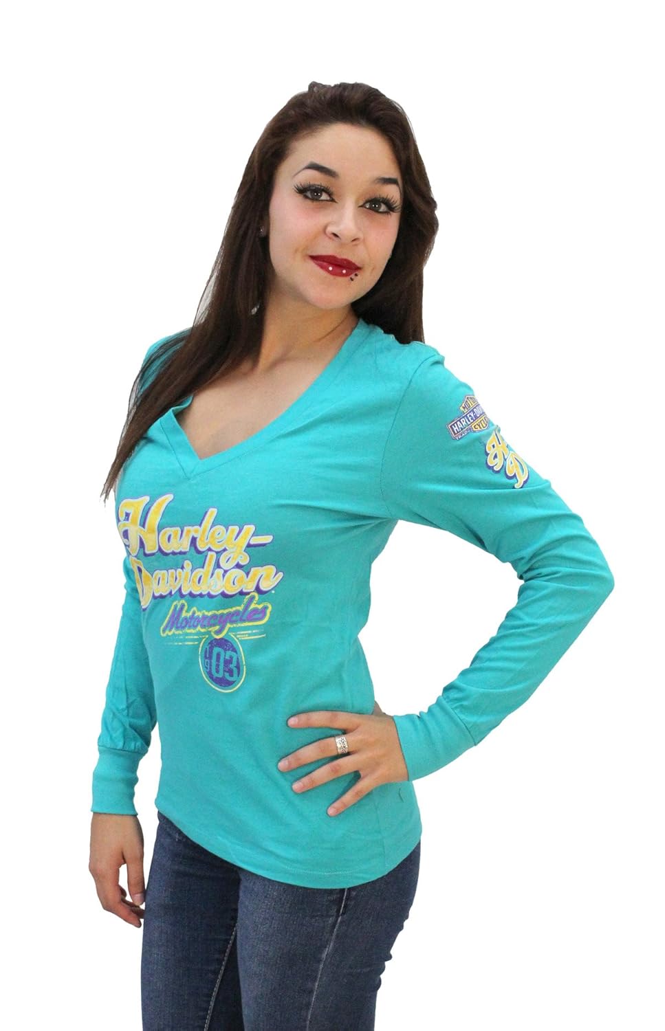 

Harley-Davidson Womens Dual Purpose Trademark B&S Long Sleeve