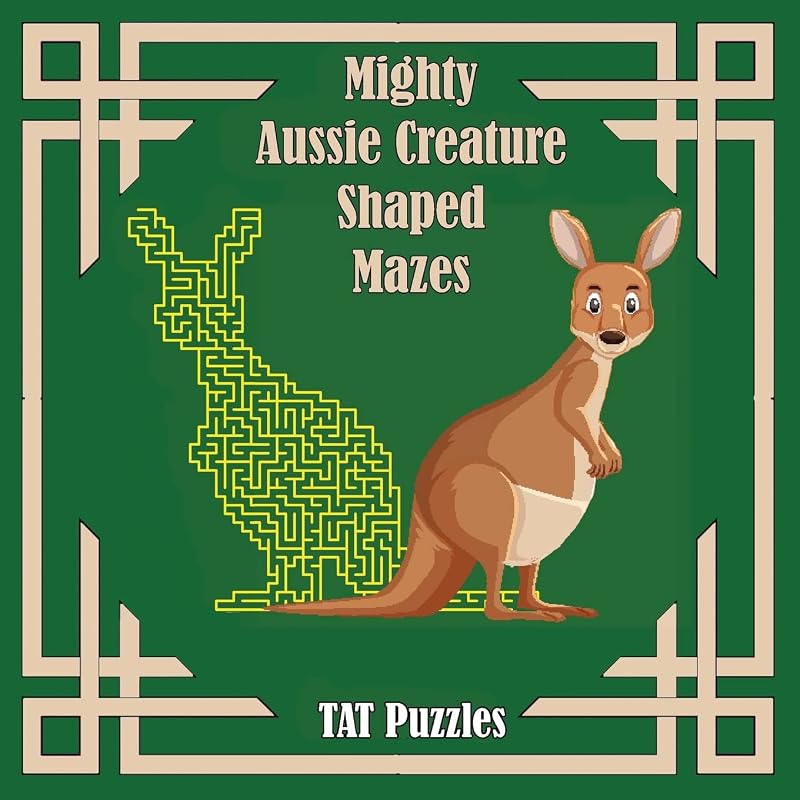 Mighty Aussie Creature Shaped Mazes (Tat Shaped Mazes) by Tat Puzzles