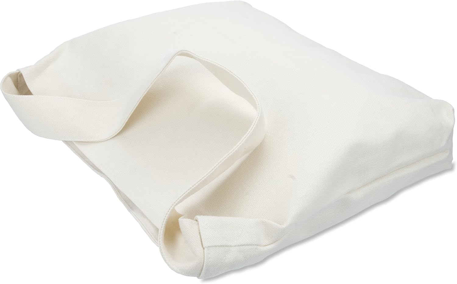 Canvas Bag With Magnetic Snap Large Size Simple Design Thick And Sturdy_voghion.com