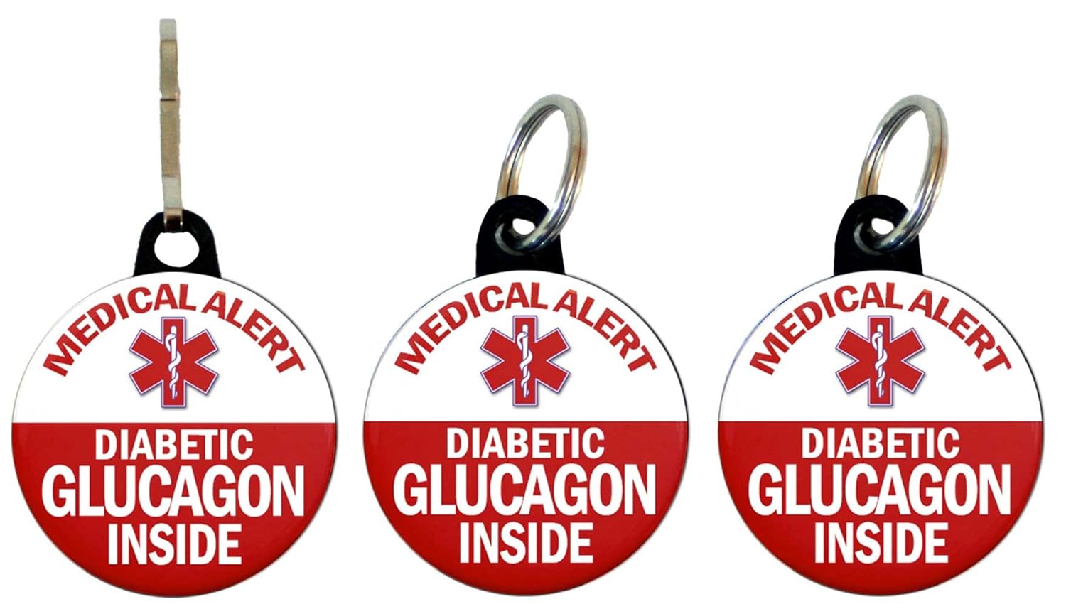 

Henry the Buttonsmith Glucagon Diabetic Bag Tag Set