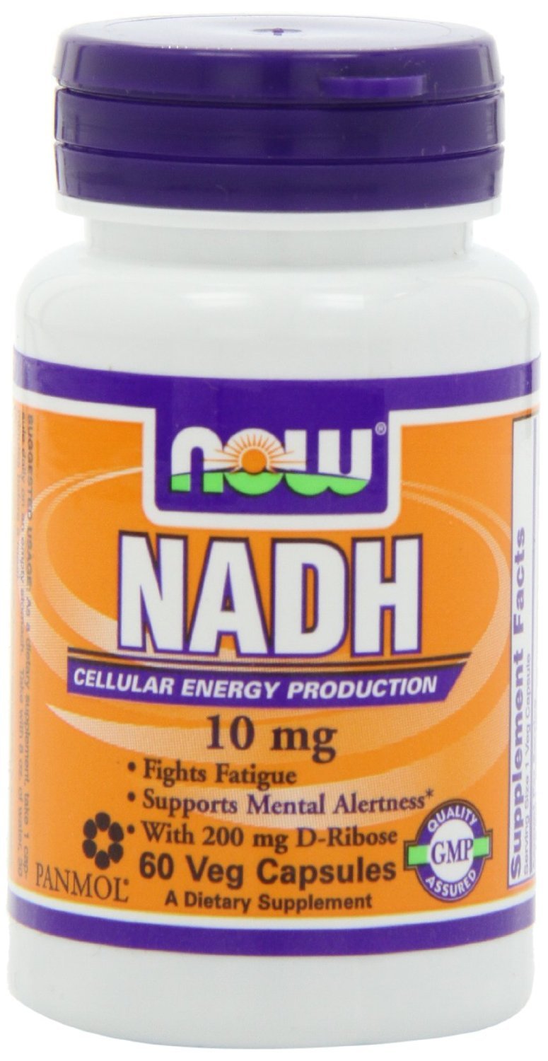 now foods nadh 10mg with 200mg ribose, 60 vcaps (ffp)