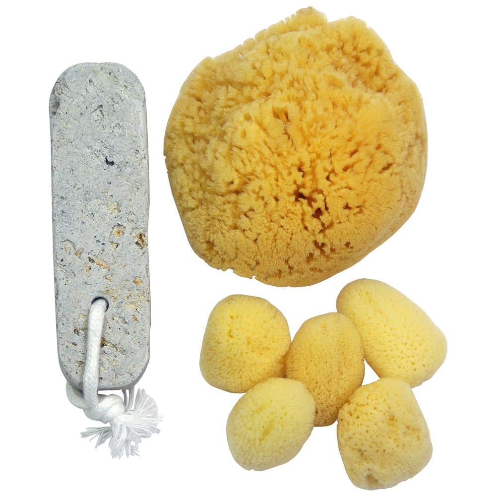 co.jp限定】天然海绵&軽石 3点セット 27019
