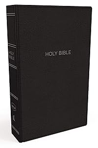 NKJV, Thinline Bible, Leathersoft, Black, Red Letter, Comfort Print: Holy Bible, New King James Version