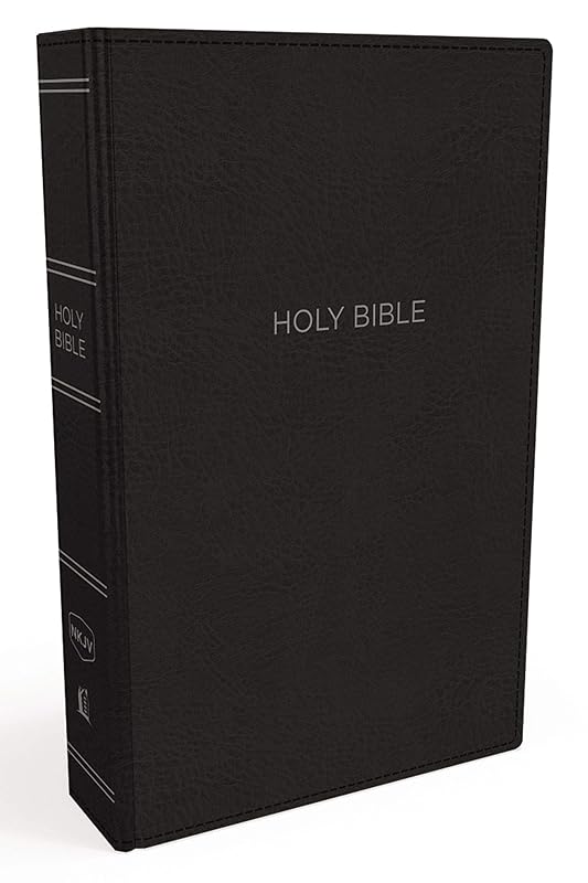 NKJV, Thinline Bible, Leathersoft, Black, Red Letter, Comfort Print: Holy Bible, New King James Version by Thomas Nelson