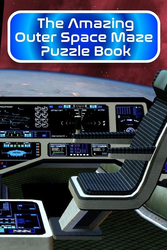 The Amazing Outer Space Maze Puzzle Book by KPM Publishings