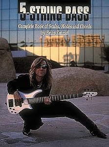 Five String Bass: Complete Book of Scales, Modes and Chords by Brian Emmel