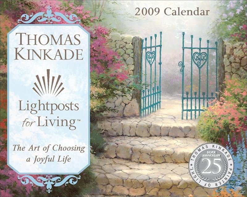 Thomas Kinkade Lightposts for Living?: 2009 Mini Day-to-Day Calendar by Thomas Kinkade