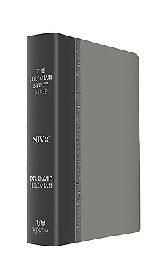 The Jeremiah Study Bible, NIV: (Gray w/ burnished edges) LeatherLuxe®: What It Says. What It Means. What It Means for You.